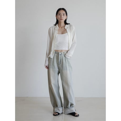 【NOKCHA original】linen knit cardigan/2colors_nt2348