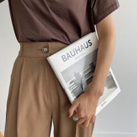 《予約販売》cotton wide pants/2colors_np0434