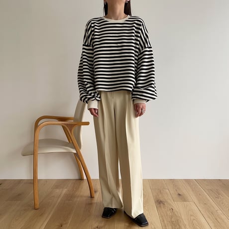 《予約販売》border over mtm/2colors_nt1293