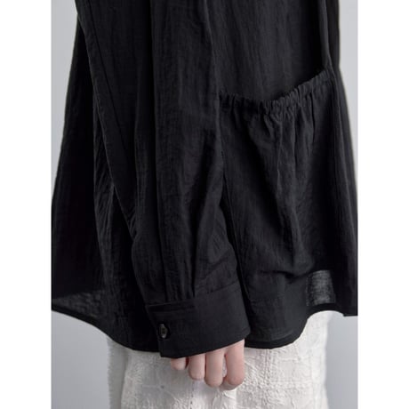 【NOKCHA original】mannish sheer shirt jacket/2colors_nb0376