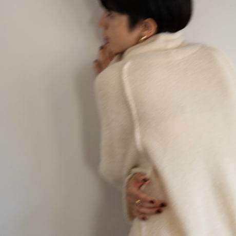 【nokcha original】raglan sleeve warm ops/ivory_nd0131