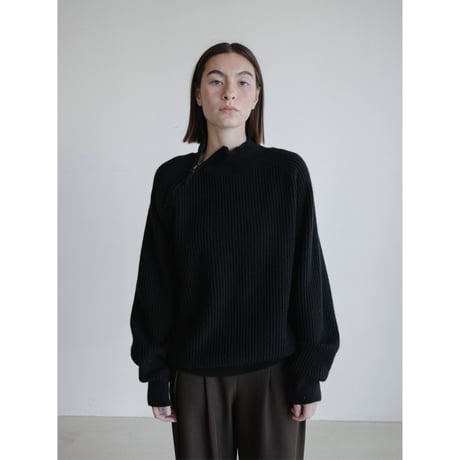 《予約販売》neck accent lib knit tops/2colors(unisex)_nt2478
