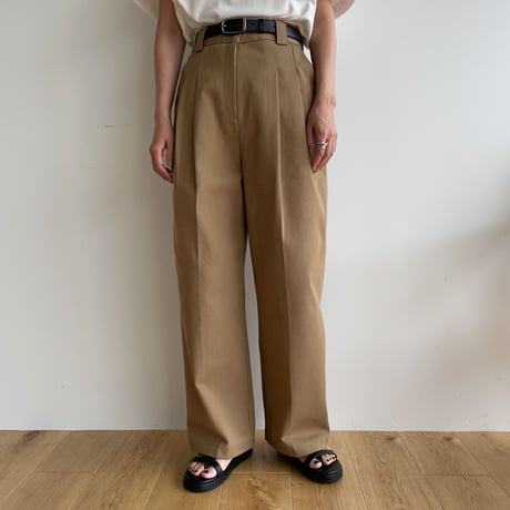 【nokcha original】“nc” chino pants/beige_np0611