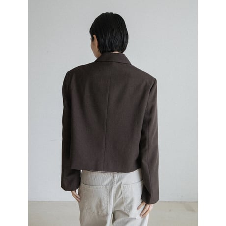 《予約販売》double zip minimal jacket/2colors_no0531