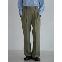 《予約販売》tuck twill cotton pants/2colors_np1070