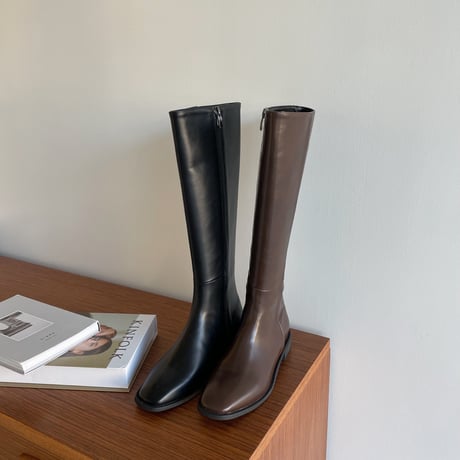 《予約販売》long mannish boots/2colors_na0322