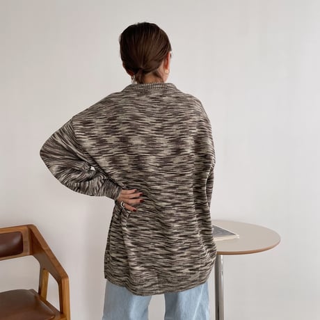 《予約販売》painting knit/2colors_nt1106