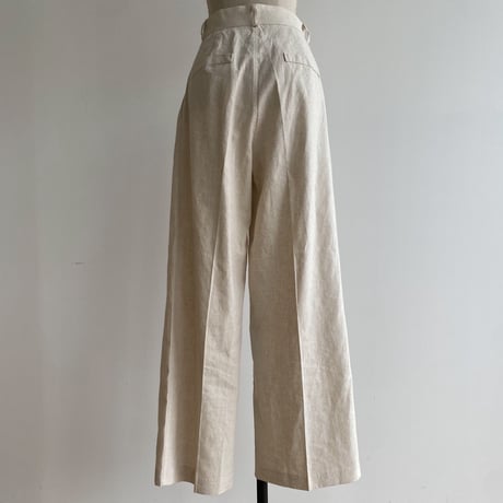《予約販売》natural linen long pants/2colors_np0585