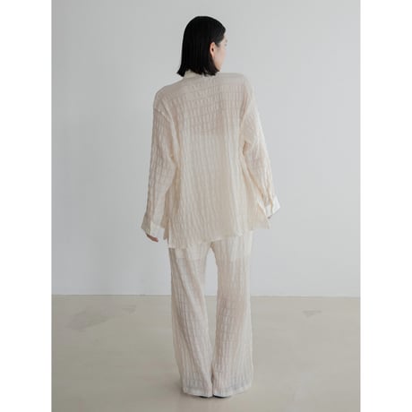 《予約販売》material sheer shirt/2colors_nb0299