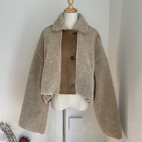 【nokcha original】reversible eco mustang jacket_no0127