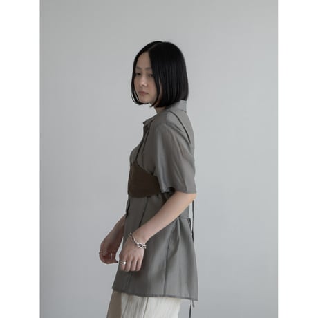 《予約販売》2way sheer shirt/3colors_nb0256