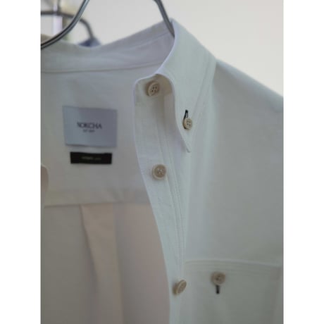 - AUTHENTIC series - button down mannish shirt/ivory_an0022