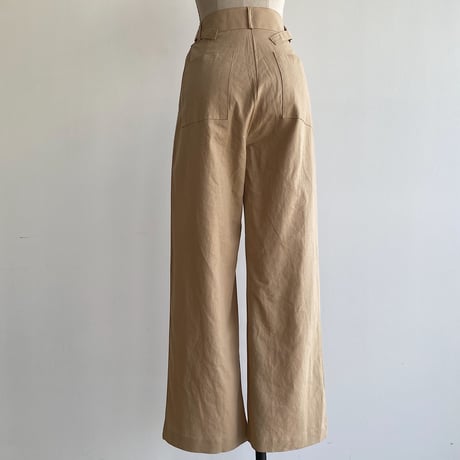 《予約販売》belt linen pants/2colors_np0622