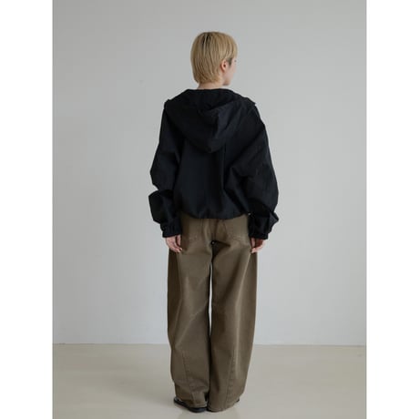 《予約販売》sheer hoodie jumper/2colors_no0461