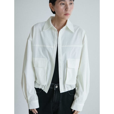 《予約販売》sheer 2way shirt jacket/2colors_no0528