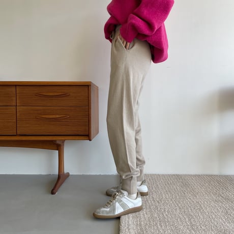 《予約販売》cashmere jogger pants/3colors_np0512