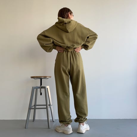 【nokcha original】“latte de the vert”hood mtm/3colors_nt1047