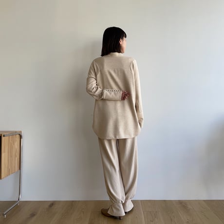 【nokcha original】2way jacquard blouse_nb0047