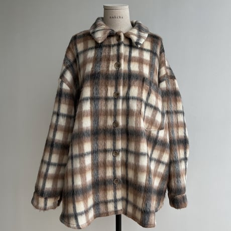 《予約販売》check over shirt jacket/2colors_no0258