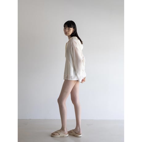 《予約販売》sheer over hoodie/2colors_no0389