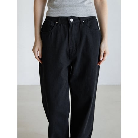《予約販売》cotton black pants_np1261