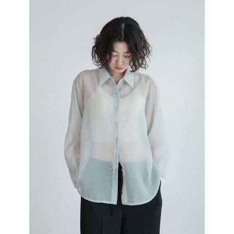 《予約販売》sheer nuance shirt/2colors_nb0391
