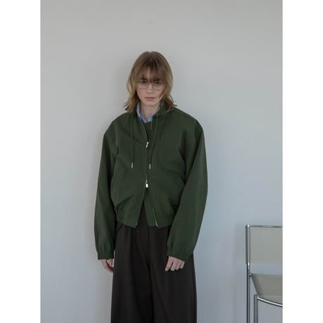 - AUTHENTIC series - neck string jumper/green_an0032