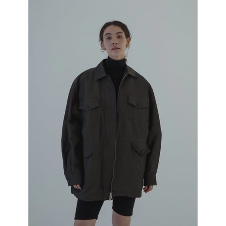 - AUTHENTIC series - 2way liner quality jumper/black brown_an0020
