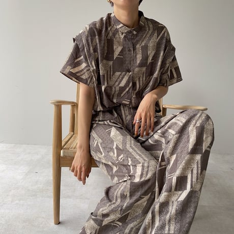 【nokcha original】vintage pattern blouse_nt0949