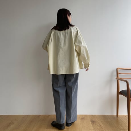 《予約販売》washing mannish shirt/3colors_nt1583