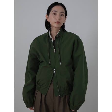 - AUTHENTIC series - neck string jumper/green_an0032