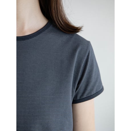 《予約販売》accent border daily minimal tee/2colors_nt2578