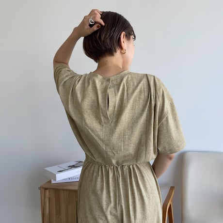 【nokcha original】melange jumpsuit_np0438