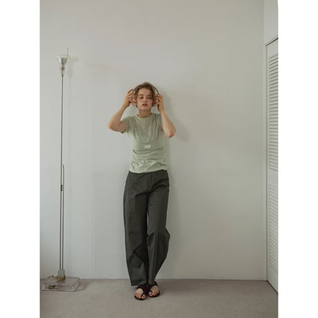 【NOKCHA original】layered label tee/3colors_nt2301