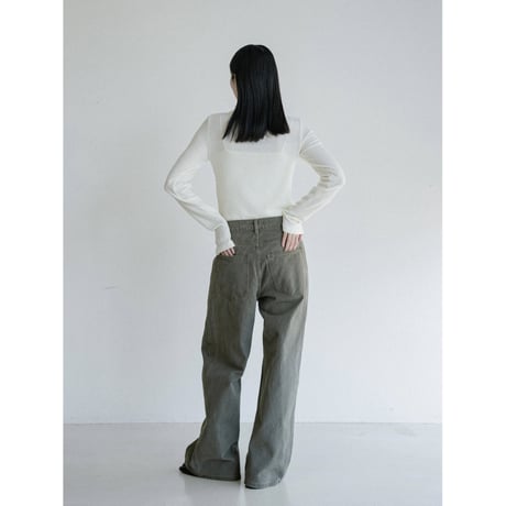 《予約販売》ashed twill pants/2colors_np1193