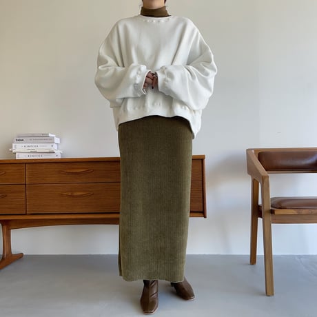 《予約販売》velvet long skirt/2colors_ns0062