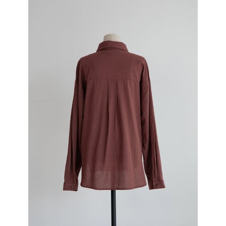 《予約販売》graph check over shirt/2colors_nb0335