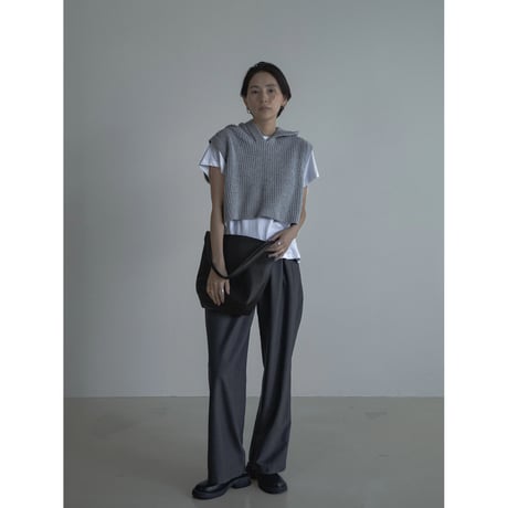 《予約販売》fake leather bucket bag/2colors_na0662