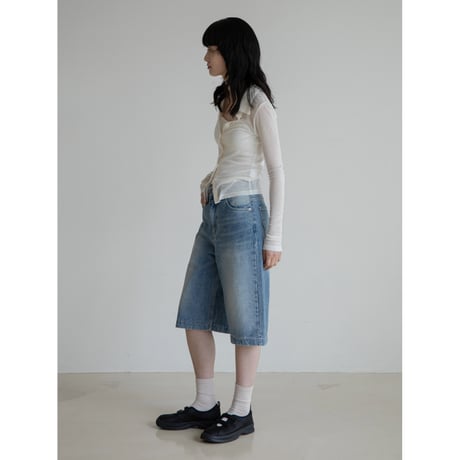 《予約販売》shirt like sheer tops/2colors_nt2259