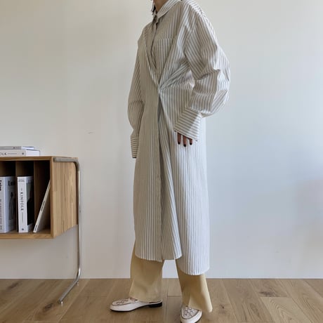《予約販売》2way slit long shirt/2colors_nt1273