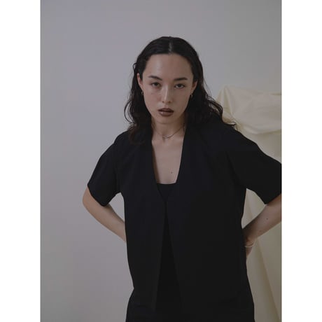 - AUTHENTIC series - material no collar jacket/2colors_an0010