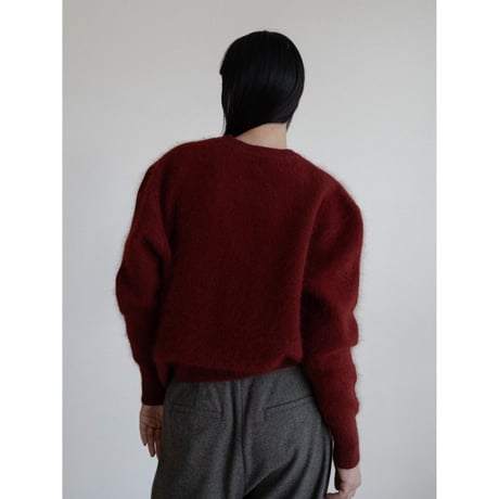 《予約販売》silhouette angora knit pullover/2colors_nt2196