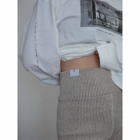 【NOKCHA original】lib knit half leggings/3colors_np1025