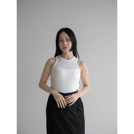 《予約販売》lib american sleeve tank top/4colors_nt2070