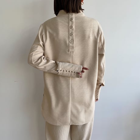 【nokcha original】2way jacquard blouse_nb0047