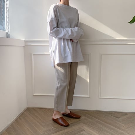 【NOKCHA  original】soft slacks/2colors_np0015