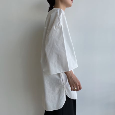《予約販売》 round mannish shirt/2colors_nb0151