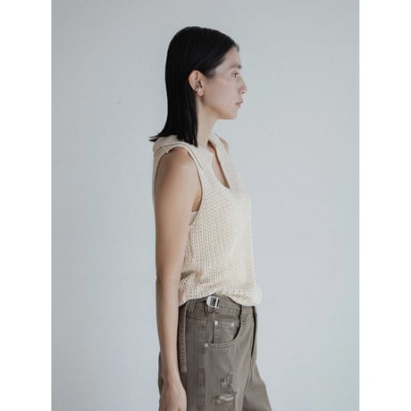 《予約販売》skipper knit sleeveless/2colors_nt2362