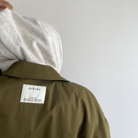 【nokcha original】long coach jacket/khaki_no0166