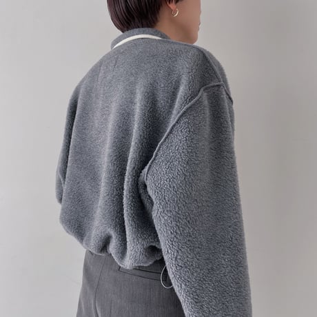 【nokcha original】mannish minimal fleece/2colors_no0330